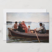 Albert Edelfelt - Naar de doop Kaart (Voorkant)