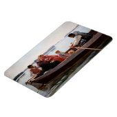 Albert Edelfelt - Naar het kerstfeest Magneet (Linkerzijde)