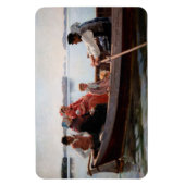 Albert Edelfelt - Naar het kerstfeest Magneet (Verticaal)