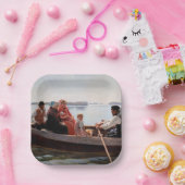 Albert Edelfelt - Naar het kerstfeest Papieren Bordje (Feest)