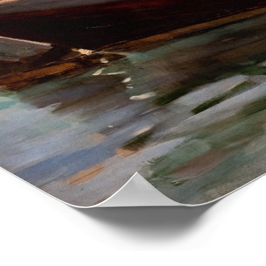 Albert Edelfelt - Naar het kerstfeest Poster (Hoek)