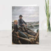 Albert Edelfelt - Op Zee Kaart (Voorkant)