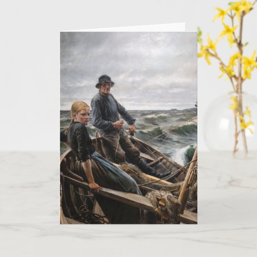 Albert Edelfelt - Op Zee Kaart (Gele Bloem)