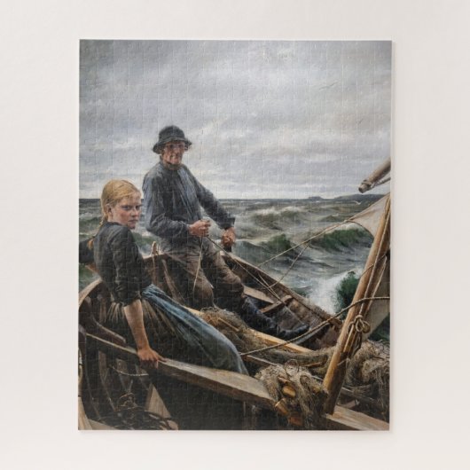 Albert Edelfelt - Op Zee Legpuzzel (Verticaal)