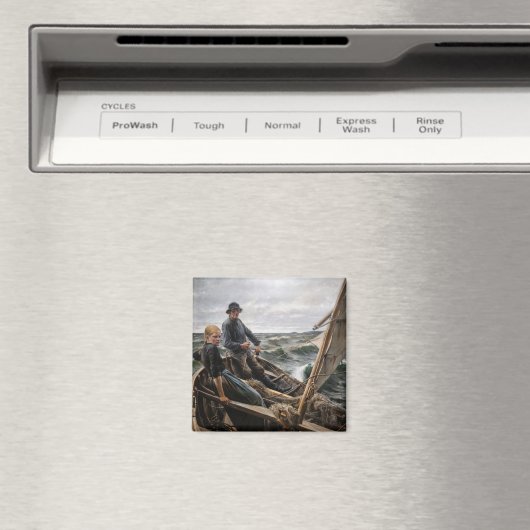 Albert Edelfelt - Op Zee Magneet (Insitu (Vaatwasser))