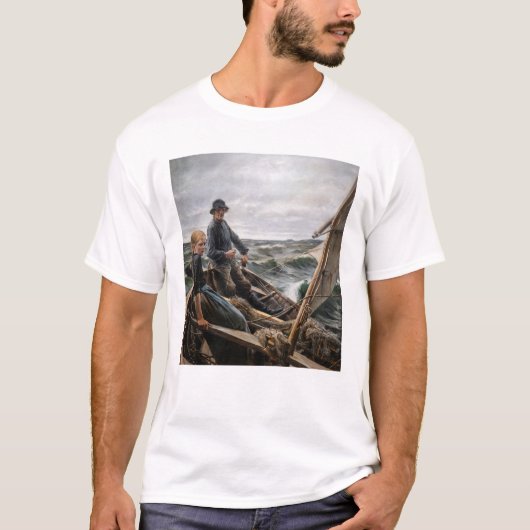 Albert Edelfelt - Op Zee T-shirt (Voorkant)