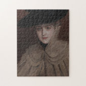 Albert Edelfelt - Portret van een jonge vrouw Legpuzzel (Verticaal)
