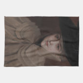 Albert Edelfelt - Portret van een jonge vrouw Theedoek (Horizontaal)