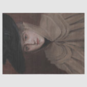 Albert Edelfelt - Portret van een jonge vrouw Tissuepapier (Voorkant)