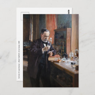 Albert Edelfelt - Portret van Louis Pasteur Briefkaart