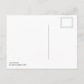 Albert Edelfelt, Portret van Louis Pasteur CC0044 Briefkaart (Achterkant)