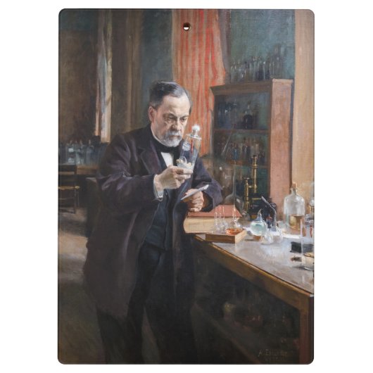 Albert Edelfelt - Portret van Louis Pasteur Klembord (Achterkant)