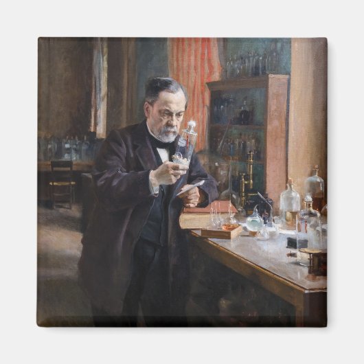 Albert Edelfelt - Portret van Louis Pasteur Magneet (Voorkant)
