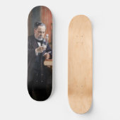 Albert Edelfelt - Portret van Louis Pasteur Persoonlijk Skateboard (Voorkant)