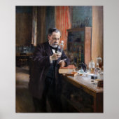 Albert Edelfelt - Portret van Louis Pasteur Poster (Voorkant)
