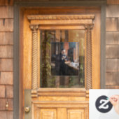 Albert Edelfelt - Portret van Louis Pasteur Raamsticker (Huis Deur)