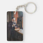 Albert Edelfelt - Portret van Louis Pasteur Sleutelhanger (achterkant)
