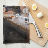 Albert Edelfelt - Portret van Louis Pasteur Theedoek (Quarter Fold)