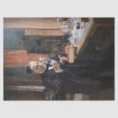 Albert Edelfelt - Portret van Louis Pasteur Tissuepapier (Voorkant)