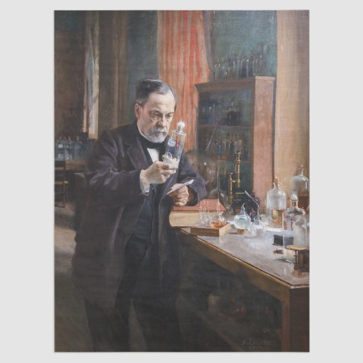 Albert Edelfelt - Portret van Louis Pasteur Tissuepapier