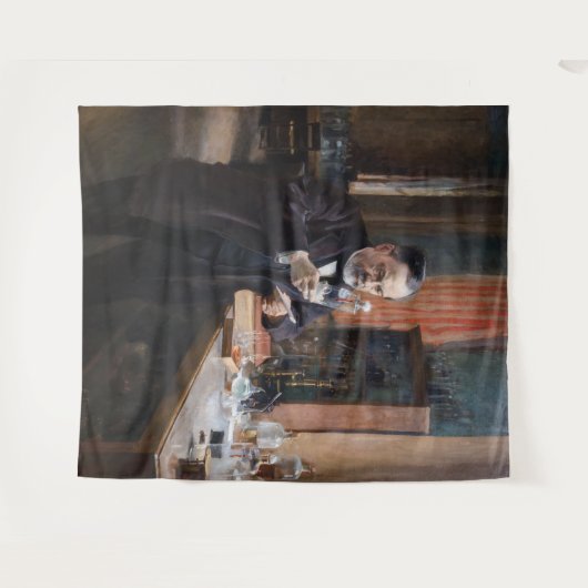 Albert Edelfelt - Portret van Louis Pasteur Wandkleed (Voorkant (horizontaal))