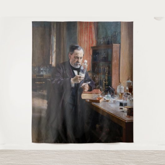 Albert Edelfelt - Portret van Louis Pasteur Wandkleed (Voorkant)