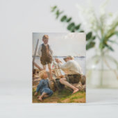 Albert Edelfelt - Scheepsbouwers Briefkaart (Staand voorkant)