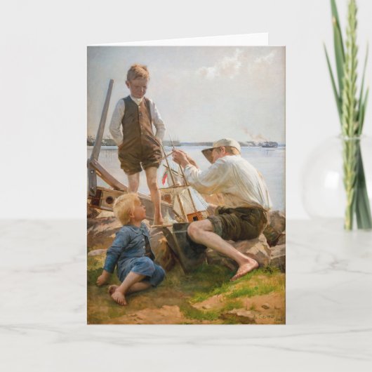 Albert Edelfelt - Scheepsbouwers Kaart (Voorkant)