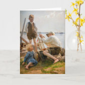 Albert Edelfelt - Scheepsbouwers Kaart (Gele Bloem)