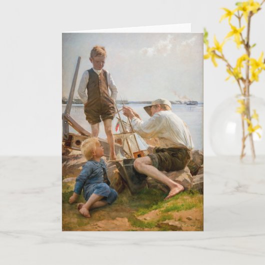 Albert Edelfelt - Scheepsbouwers Kaart (Gele Bloem)