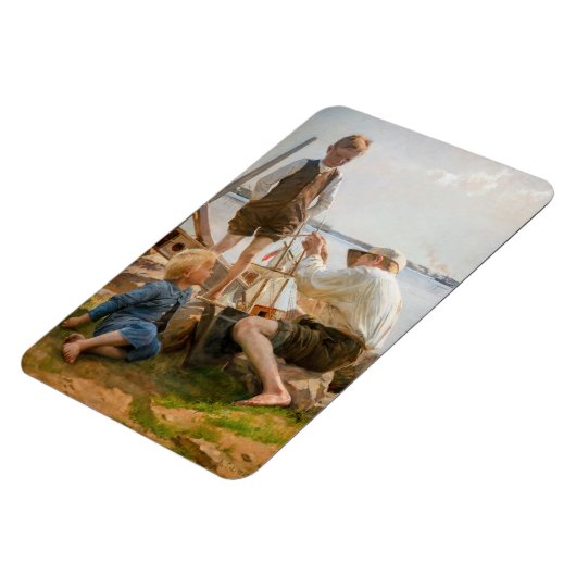 Albert Edelfelt - Scheepsbouwers Magneet (Linkerzijde)