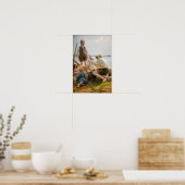 Albert Edelfelt - Scheepsbouwers Poster (Keuken)