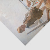 Albert Edelfelt - Scheepsbouwers Tissuepapier (Detail)