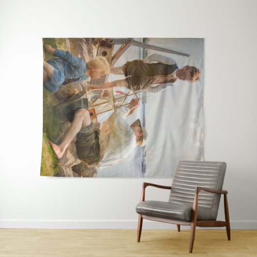 Albert Edelfelt - Scheepsbouwers Wandkleed (In Situ (horizontaal))