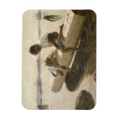 Albert Edelfelt - Twee jongens op een log Magneet (Verticaal)