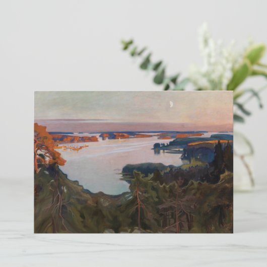 Albert Edelfelt - Uitzicht over Haikko Bedankkaart (Staand voorkant)