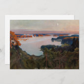 Albert Edelfelt - Uitzicht over Haikko Bedankkaart (Voorkant / Achterkant)