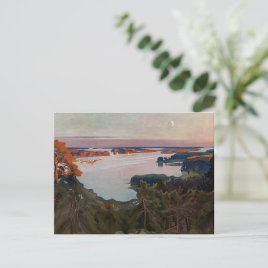 Albert Edelfelt - Uitzicht over Haikko Briefkaart (Staand voorkant)