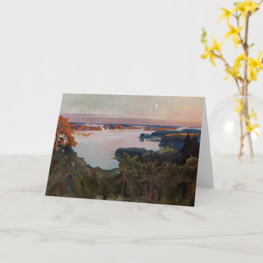 Albert Edelfelt - Uitzicht over Haikko Kaart (Gele Bloem)