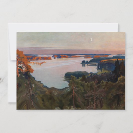 Albert Edelfelt - Uitzicht over Haikko Kaart (Voorkant)