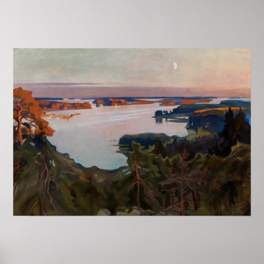 Albert Edelfelt - Uitzicht over Haikko Poster (Voorkant)
