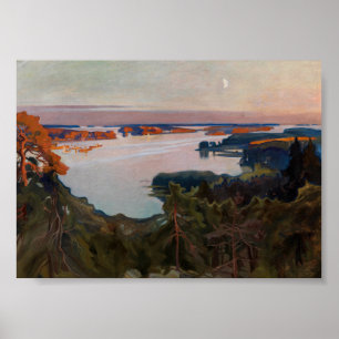 Albert Edelfelt - Uitzicht over Haikko Poster