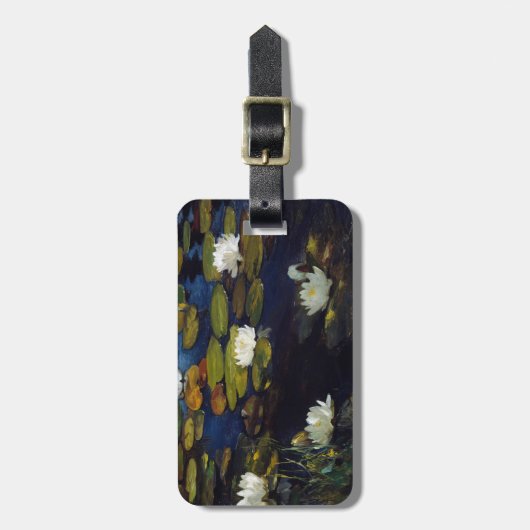 Albert Edelfelt - Water Lilies, Studie Bagagelabel (Voorkant verticaal)