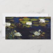 Albert Edelfelt - Water Lilies, Studie Bedankkaart (Voorkant)