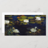 Albert Edelfelt - Water Lilies, Studie Bedankkaart (Voorkant / Achterkant)