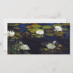 Albert Edelfelt - Water Lilies, Studie Bedankkaart