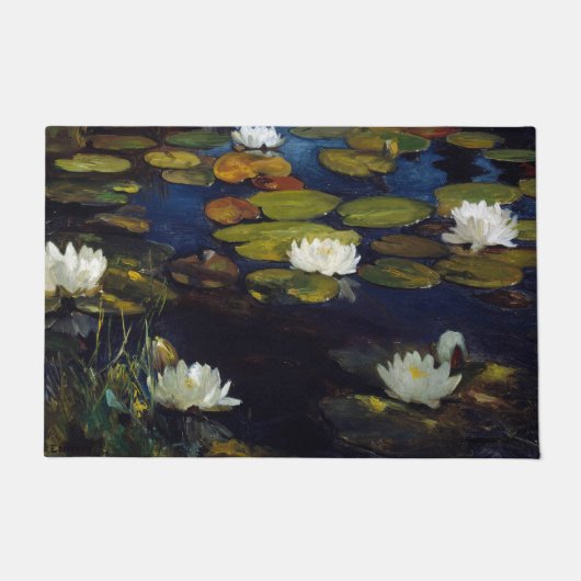 Albert Edelfelt - Water Lilies, Studie Deurmat (Voorkant)