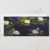 Albert Edelfelt - Water Lilies, Studie Kaart (Voorkant)