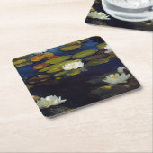 Albert Edelfelt - Water Lilies, Studie Kartonnen Onderzetters (Schuin)