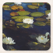 Albert Edelfelt - Water Lilies, Studie Kartonnen Onderzetters (Voorkant)